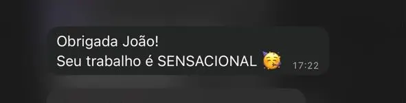 Print de conversa de prova social 1