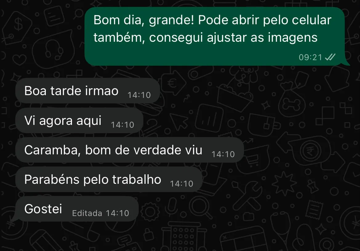 Print de conversa de prova social 2